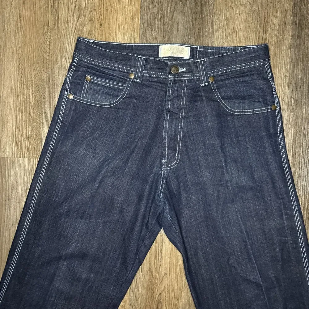 Rich Kids RK Jeans Mens 36x34‎ Blue Denim Pants 90s Hip Hop Baggy Y2K Vintage